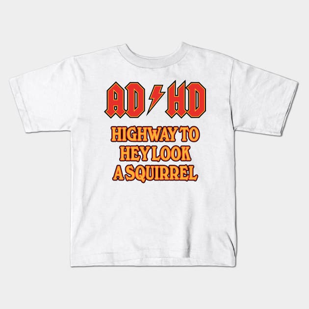 ADHD power 3 Kids T-Shirt by Daribo